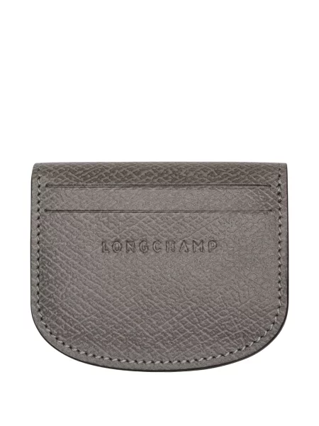 Portofel Longchamp din piele gri