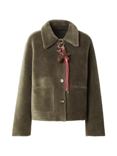 OAKWOOD Prijelazna jakna VESTE maslinasta