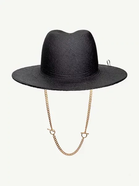 RUSLAN BAGINSKIY kalap Fedora Hat fekete