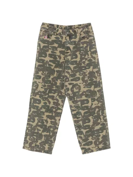 Blugi cu picior larg Kidsuper verde