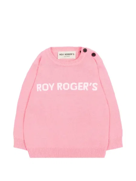 Sweter dziecięcy Roy Rogers różowy