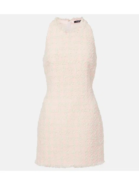 Rochie Balmain din tweed roz