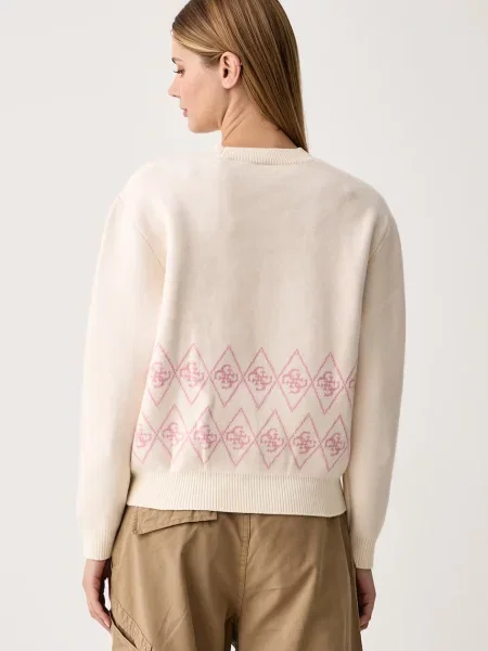 Guess sweter LILY beżowy