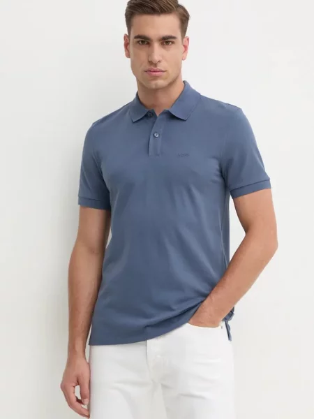 BOSS polo tričko Pallas modré