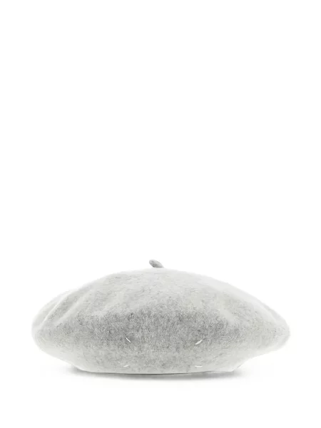 Căciulă Maison Margiela de lână gri