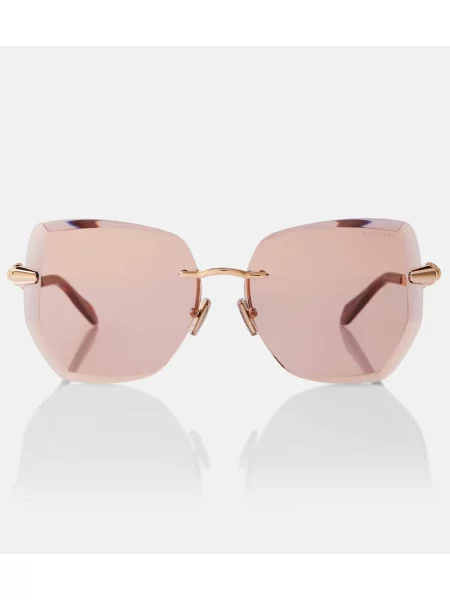 Sunčane naočale Bvlgari ružičasta