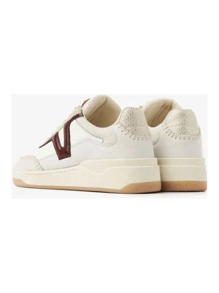 Sneakersy Via Vai skórzane beżowe