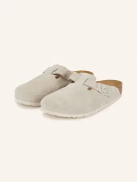 Birkenstock Pantofle Boston světle šedá