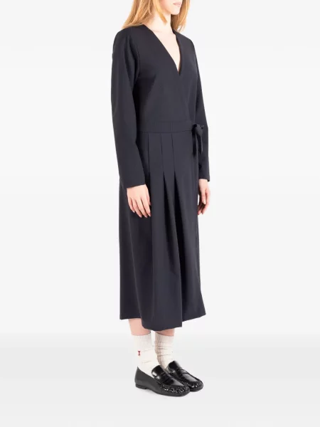 Rochie midi Société Anonyme plic albastru