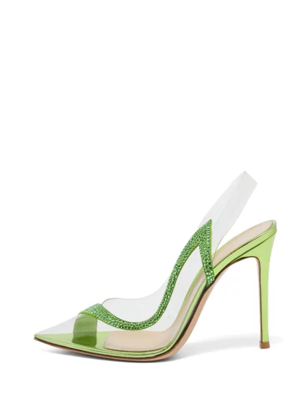 Pantofi cu toc Gianvito Rossi verde