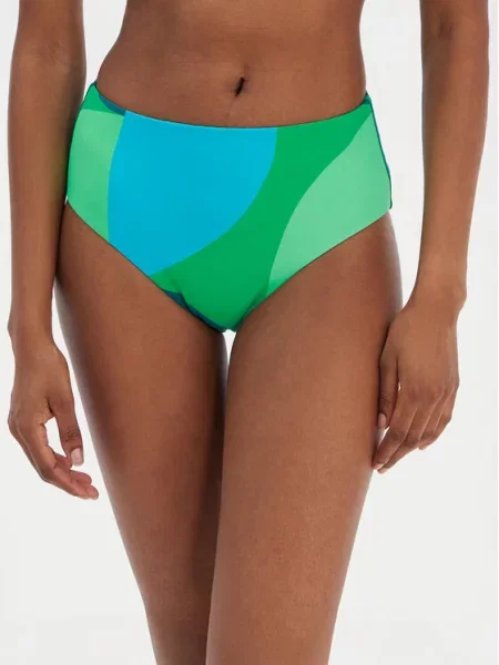 Seafolly Spodnji del bikini Sorrento zelena