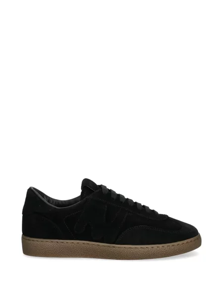 Sneakerși Msgm din piele de căprioară negru