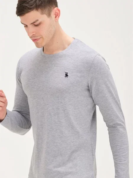 Тениска с дълъг ръкав Dewberry сиво