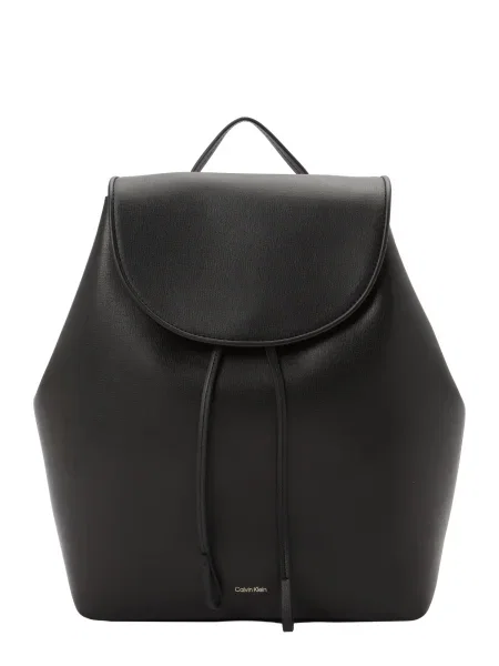 Calvin Klein Rucsac FOIL LOGO LARGE FLAP BACKPACK' negru