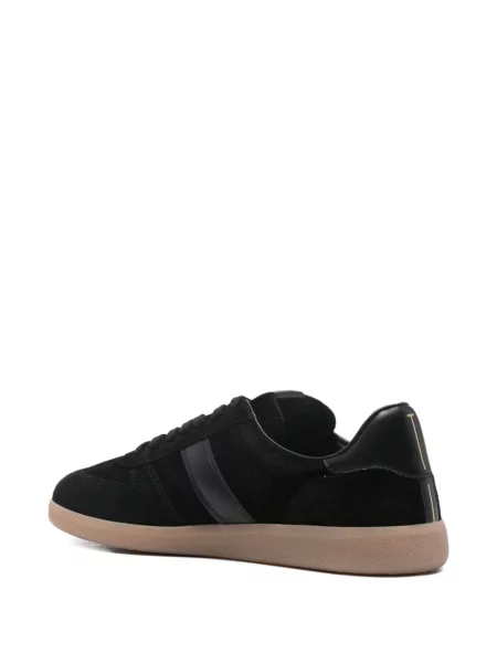 Sneakerși Tom Ford din piele de căprioară negru