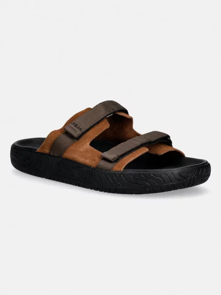 Veja papuci din piele ARPOADOR SUEDE maro