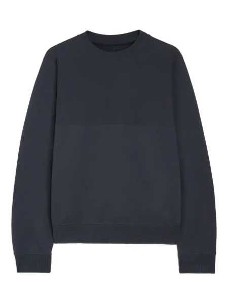 Hanorac crewneck Jil Sander albastru