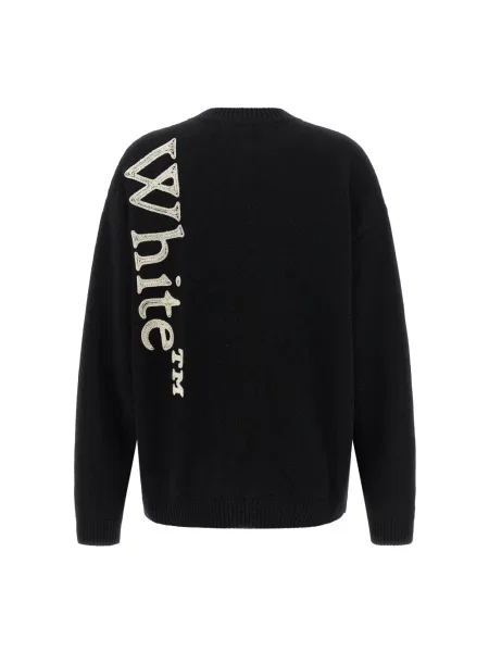 Sweter Off-white wełniany biały