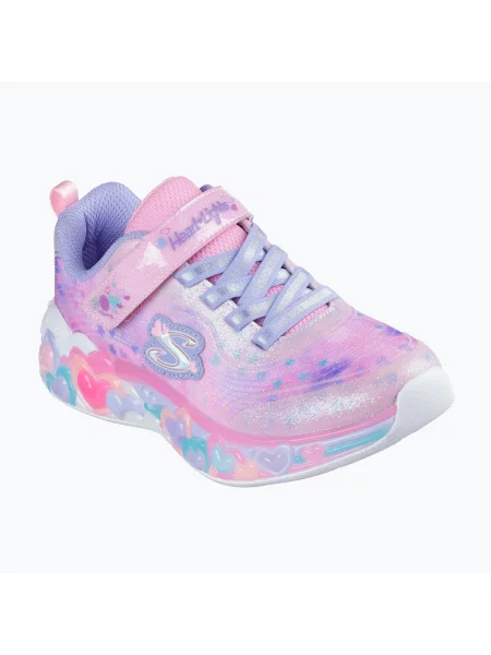 Детски обувки SKECHERS Eternal Heart Lights pink розово