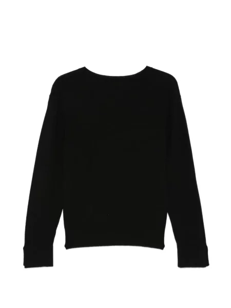 Pulover Pinko cu decolteu în V negru