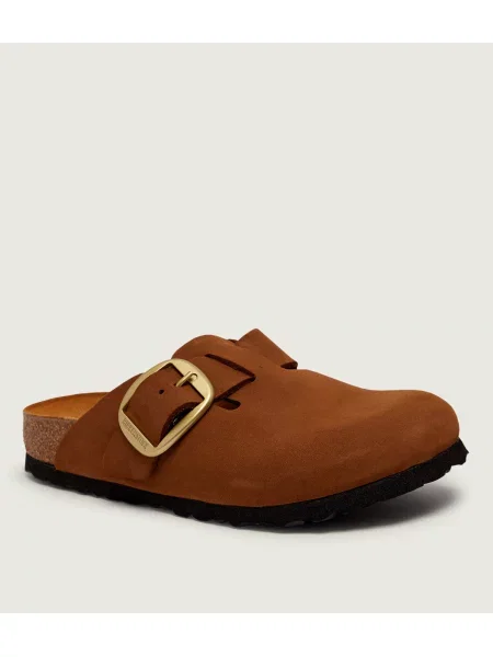 Birkenstock Papucs Boston Big Buckle Tonal Narancssárga barna