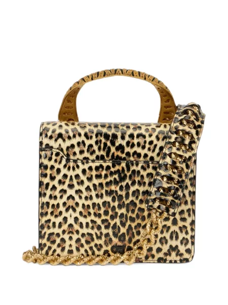 Geantă shopper Roberto Cavalli cu imagine cu model leopard
