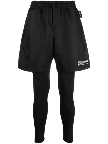 Спортни шорти Plein Sport черно