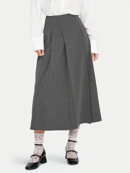 ONLY Fustă maxi Lexie gri