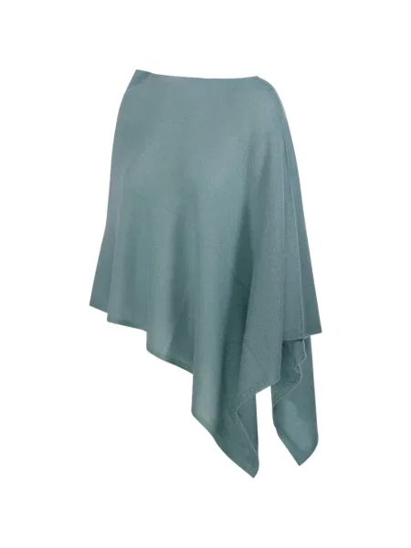 Poncho Beyou asimetric albastru