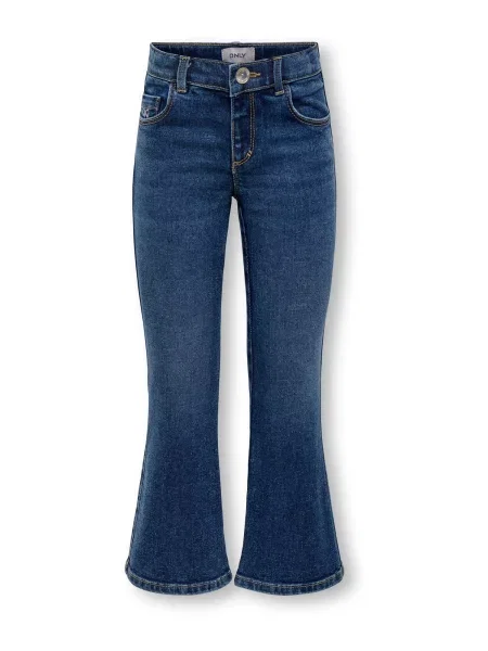 Only Mini Jeans KMGBLAIR BOW închis albastru
