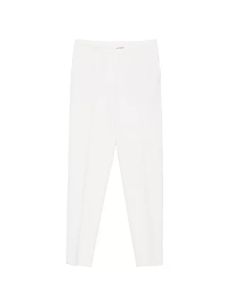 Pantaloni Loulou De Saison alb