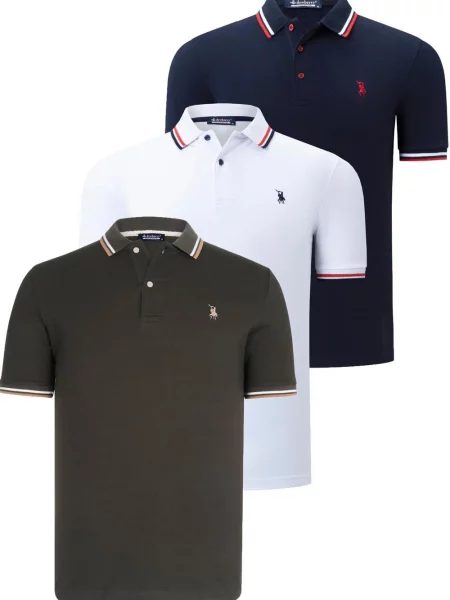 Tricou polo Dewberry gri
