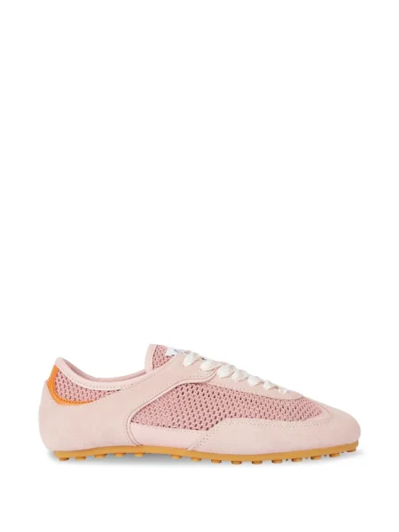 Sneakerși Paul Smith din piele de căprioară roz