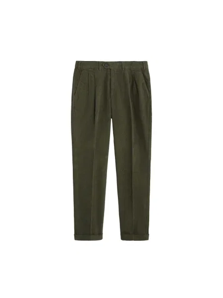 Scalpers Pantaloni cu dungă Velaz kaki