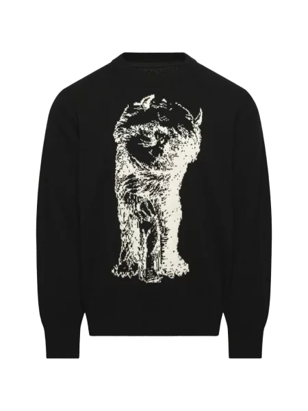 Hanorac Sacai cu imagine negru