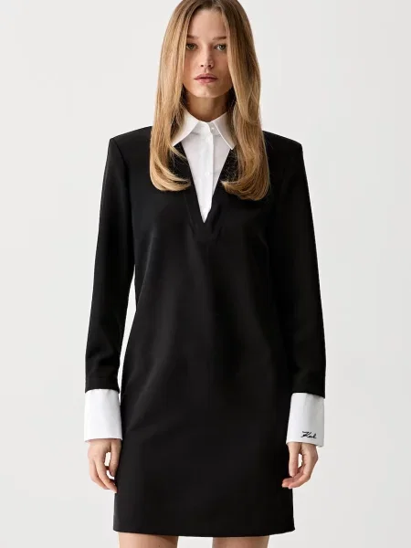 Karl Lagerfeld rochie negru