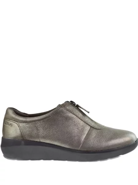 Sneakerși Clarks Originals gri