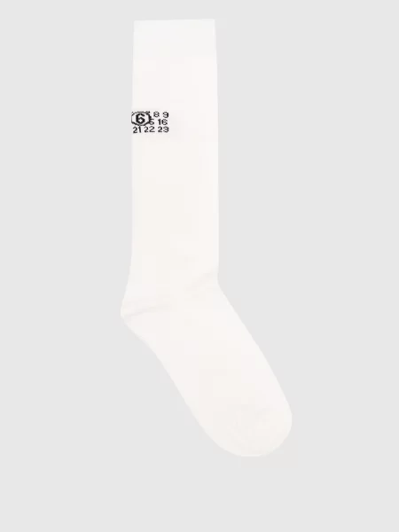 Детские носки Maison Margiela Mm6 бежевые