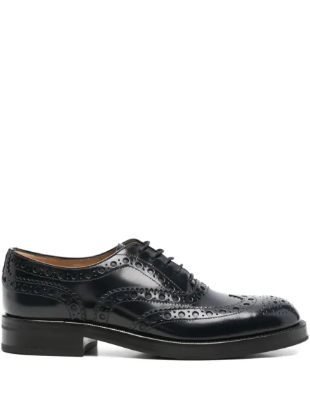 Оксфордки Church's с връзки с дантела зелено