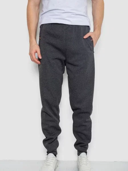 Джогери Ager темно-сірий бавовна/поліестер сірі