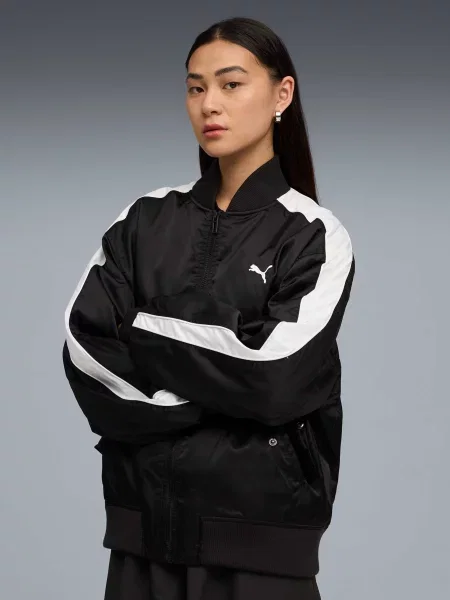 Бомбер Puma черный