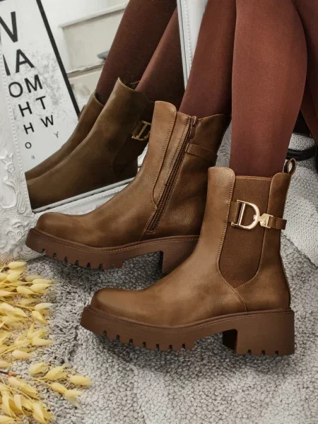 Gleznă botine Resti maro