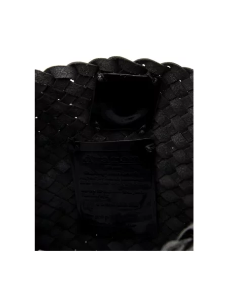 Mała mały torebka skórzana Dragon Diffusion skórzana czarna