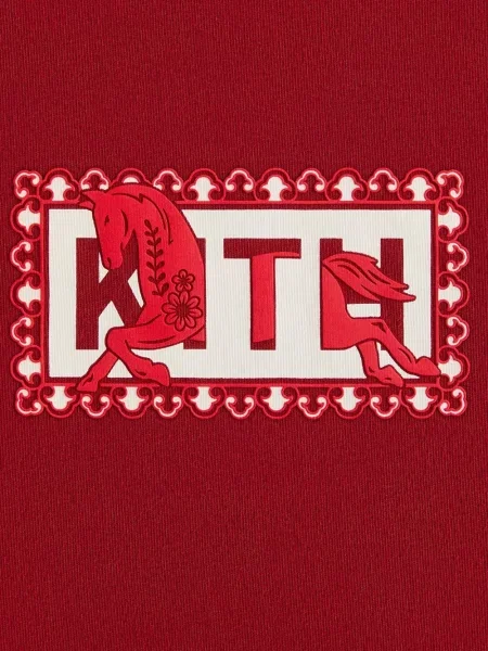 Grafički majica Kith crvena