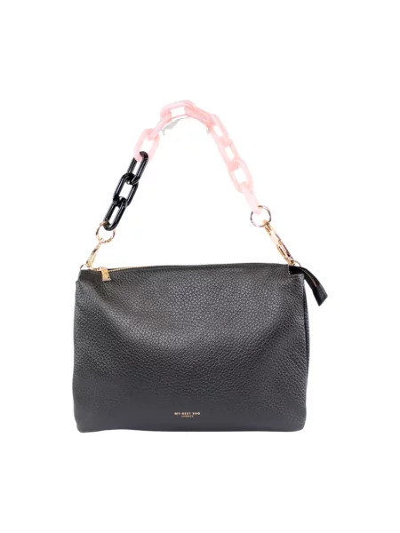 Torebka My Best Bags skórzana czarna