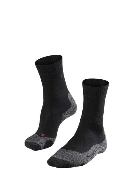 FALKE Șosete sport gri / roșu orange negru