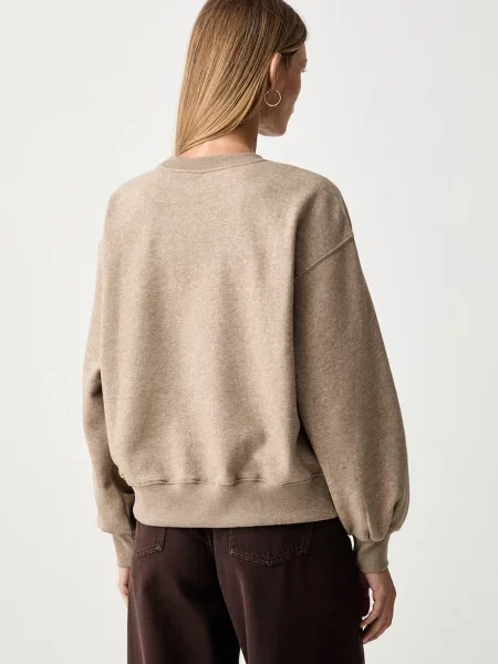 Levi's bluza z bawełną EVERYDAY CREW brązowa