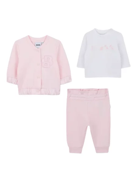 Komplet dresowy dziecięcy Bosswear różowy