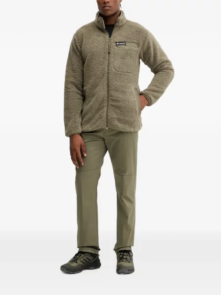 Pantaloni Columbia cu autograf verde