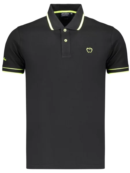 Tricou polo Baci&amp;abbracci negru